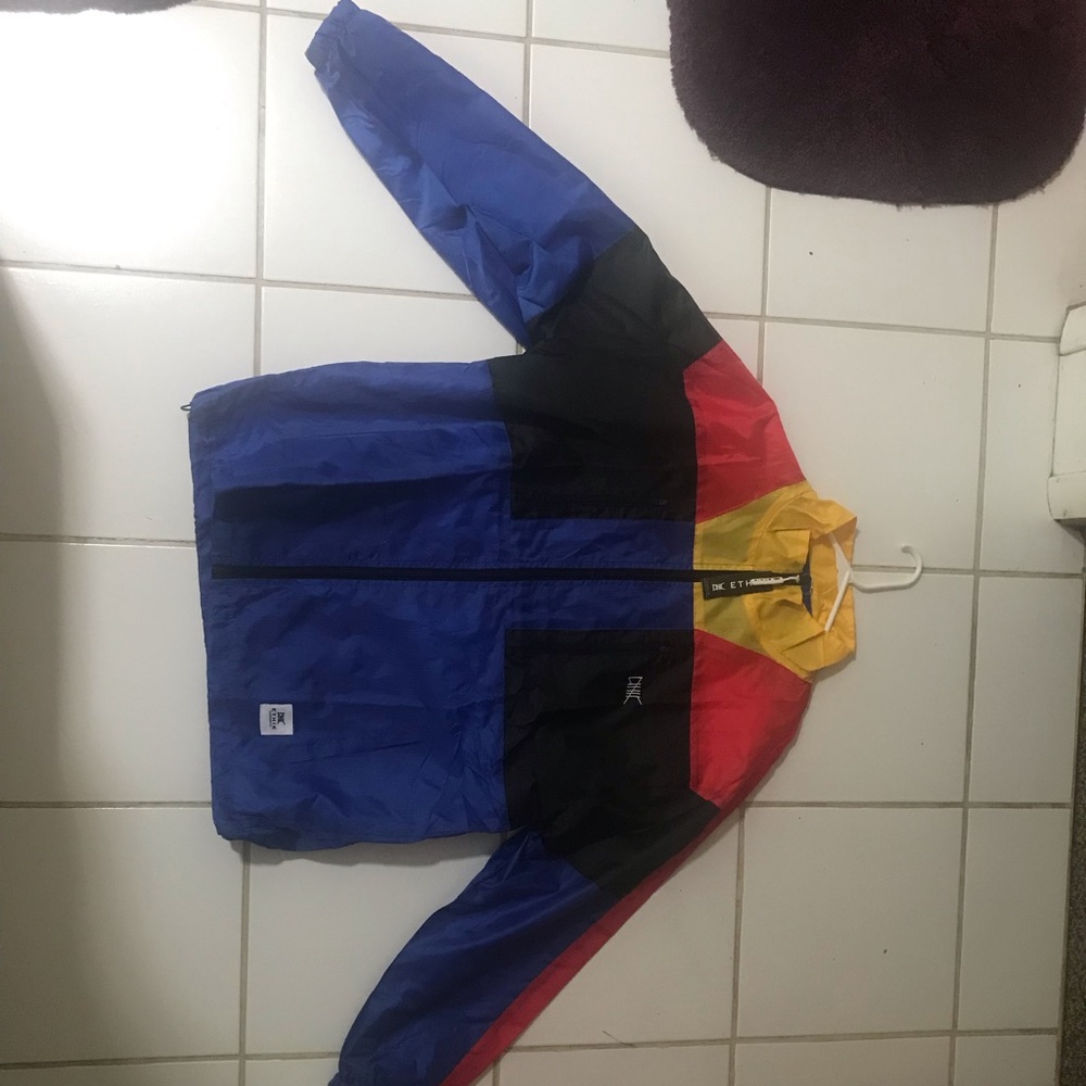 Retro Block Windbreaker